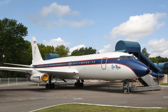 Elvis’ private jet, a 1958 Conair 880 named Lisa Marie.