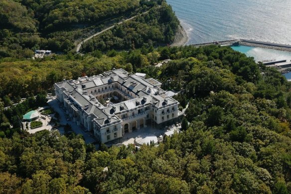 Vladimir Putin’s lavish mansion.