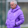Tottenham manager Jose Mourinho has broken social isolation rules to hold a training session with one of his players.