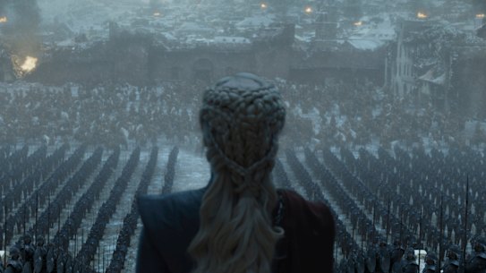 Daenerys Targaryen (Emilia Clarke) in the finale episode of Game of Thrones.