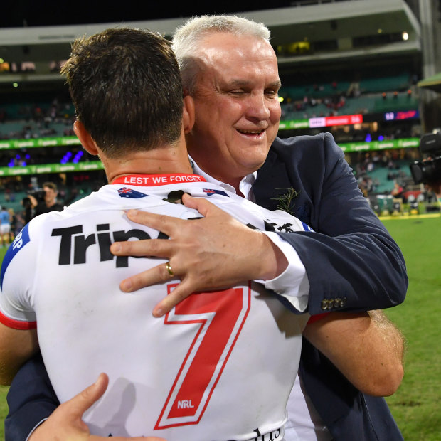 Ben Hunt has a strong relationship with Dragons coach Anthony Griffin.