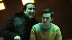 Nicolas Cage as Dracula and Nicholas Hoult as Renfield.