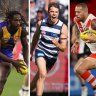 This year’s AFL retirees include Richmond’s Jack Riewoldt, North Melbourne pair Ben Cunnington and Jack Ziebell, West Coast’s Nic Naitanui, and former Hawthorn teammates Isaac Smith and Lance Franklin, who finished their respective careers at Geelong and Sydney.