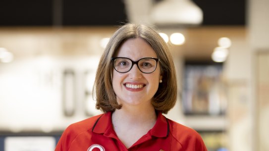 Coles boss Leah Weckert. 