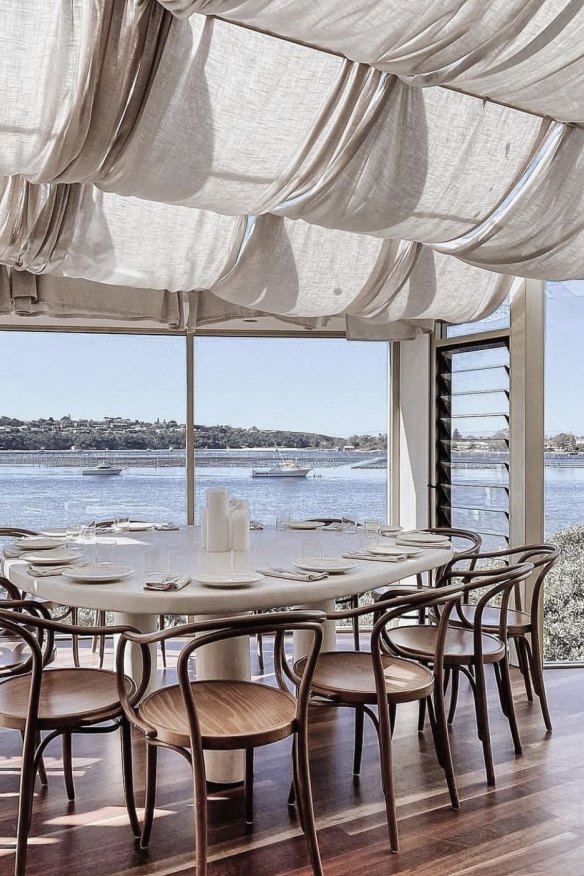 The view from the dining room.
