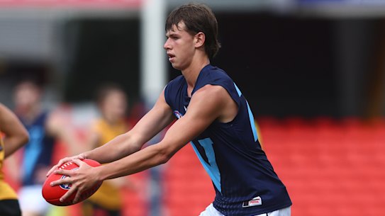 Vic Metro’s Cooper Duff-Tytler is emerging as one of the top prospects for the 2025 AFL draft. 