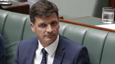 Angus Taylor said the report shows emissions are at their lowest level since 2015-16.