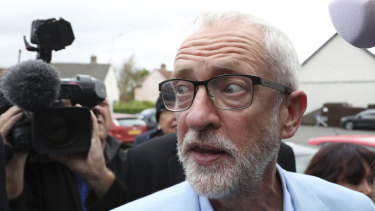 Looking forward to an election: Labour leader Jeremy Corbyn.