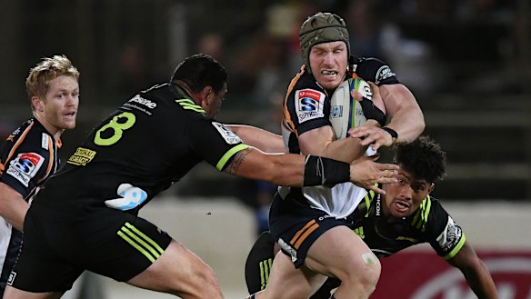 David Pocock was sent to the sin bin in the second half of the clash against the Hurricanes.
