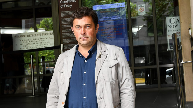 Stefce Kutlesovski, one of two developers who had his fine for demolishing the Corkman Hotel cut in half. 