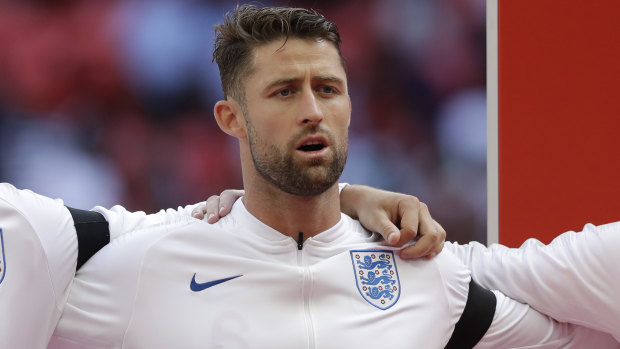 Stepping back: Chelsea defender Gary Cahill.
