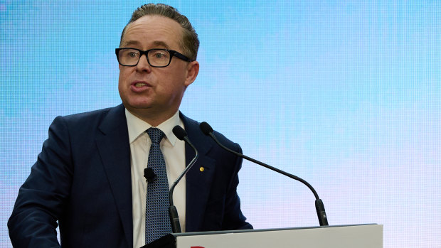 Alan Joyce, CEO of Qantas, which will have a seat at the government’s touted job summit.