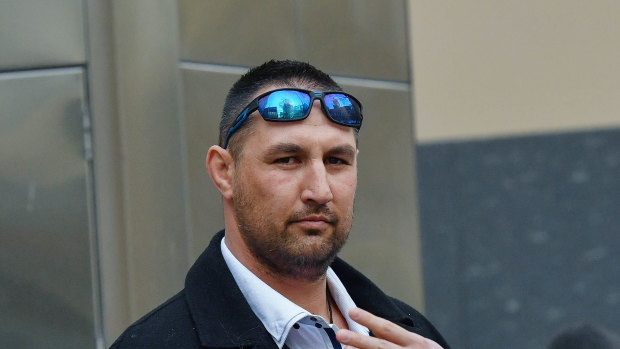Kory Oxley, who worked for Lendlease,  faced court on Wednesday over 11 criminal charges.