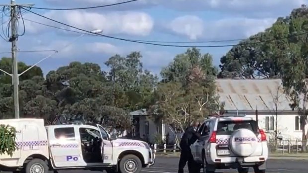 Police responding after shots were fired in the small Queensland town of Tara, west of Brisbane, on Wednesday afternoon.