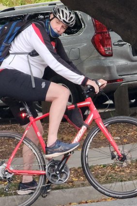Police have released photo of a cyclist wanted for questioning after 20 cars were scratched in Toowong.