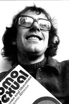 Dennis Altman at 28, at a launch party for his 1972 book, Homosexual: Oppression and Liberation.