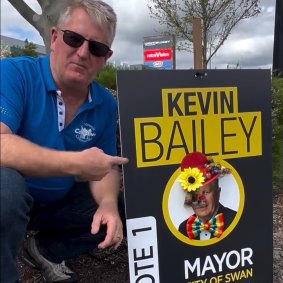 City of Swan former mayor and election candidate Kevin Bailey said tensions were high in the race for the October 21 vote.