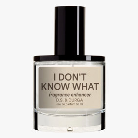 Wearing “I Don’t Know What” by D.S. & Durga gets Michael Lo Sordo stopped in the street.