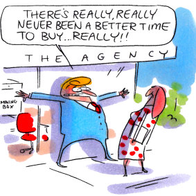 Things are looking difficult at premium real estate outfit The Agency. Illustration: Matt Golding