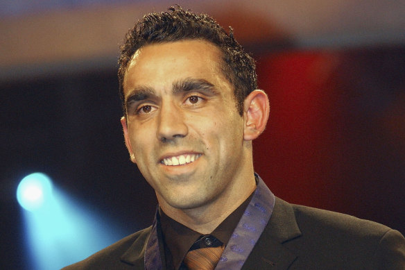 Goodes famously took his late mother as his date to the 2003 Brownlow Medal count.