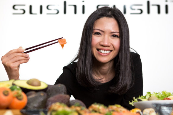 Anna Kasman, who made her fortune from the Sushi Sushi chain.