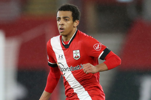 Caleb Watts made his EPL debut for Southampton on Wednesday morning against Arsenal.