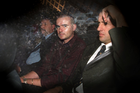 Matthew Wales on the day of his arrest in 2002.