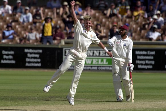 Brett Lee took 310 wickets in 76 Tests.