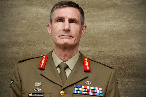 Army chief Angus Campbell. 