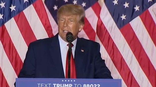 Donald Trump announces his candidacy. 