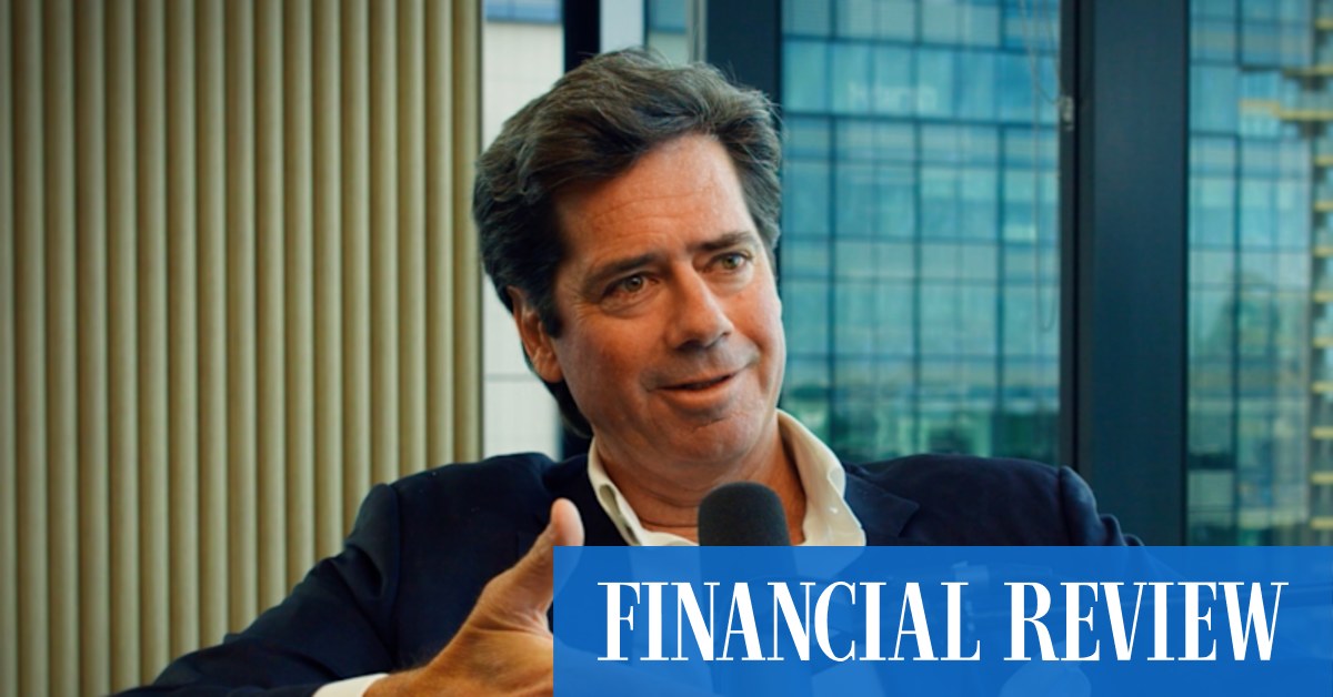 afr.com - Zoe Samios - Gillon McLachlan urges 'attacking' regulation to end productivity trap
