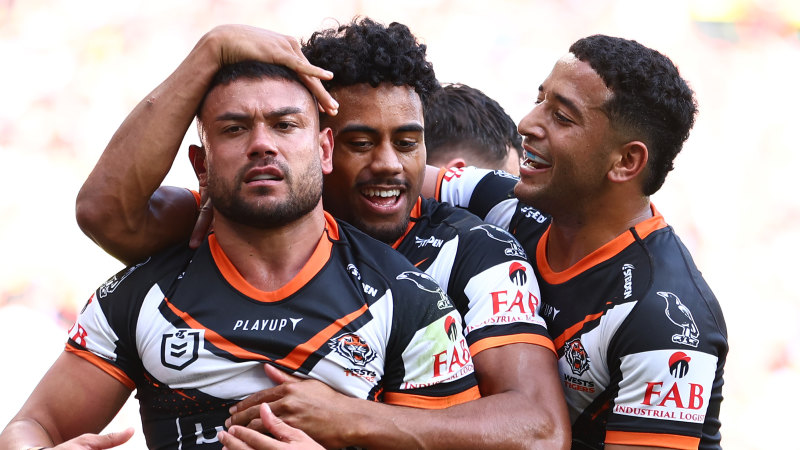West tigers training shirt on sale