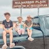 Tamara McNally and her husband Grant decided to take their three children, Bodhi, Kai and Blaire out of school and travel Australia in a caravan, teaching them on the road instead. 