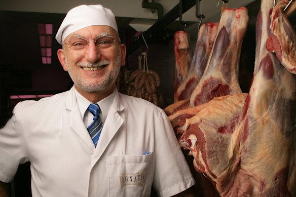 Leo Donati photographed with his product in 2005.