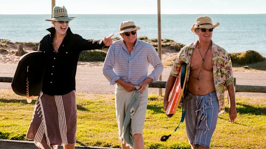 Richard E. Grant, Sam Neill and Bryan Brown in Palm Beach.