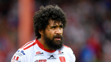Mose Masoe suffered a serious injury while playing a pre-season game for Hull KR on Sunday.