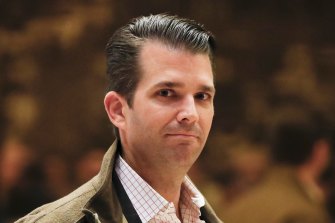 Donald Trump jnr said the attributes listed as "white" were American values.