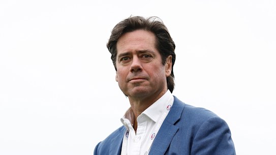 Former AFL boss Gillon McLachlan is now chief executive of Tabcorp.