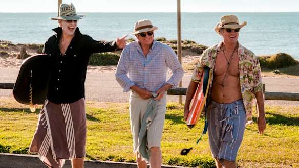 Richard E. Grant, Sam Neill and Bryan Brown in Palm Beach.