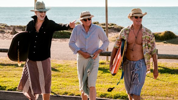Richard E. Grant, Sam Neill and Bryan Brown in Palm Beach.