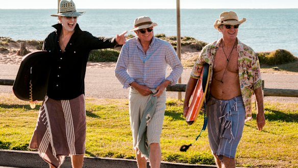 Richard E. Grant, Sam Neill and Bryan Brown in Palm Beach.
