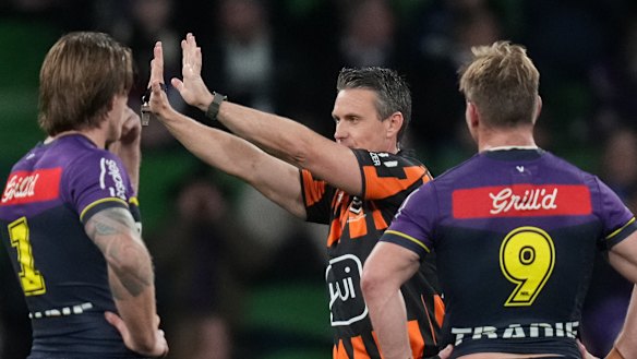 Harry Grant is sent to the sin bin on Friday night.