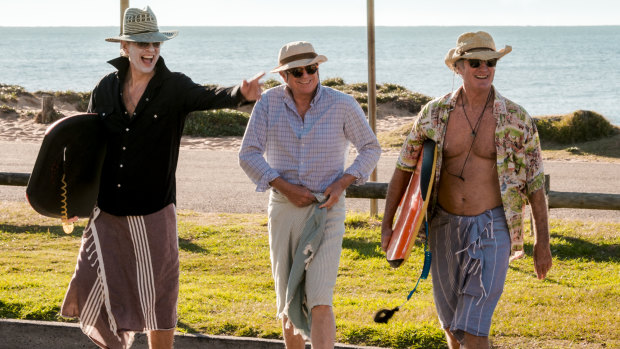 Richard E. Grant, Sam Neill and Bryan Brown in Palm Beach.