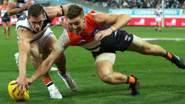 The Giants were second to the ball for much of the night against the Cats.
