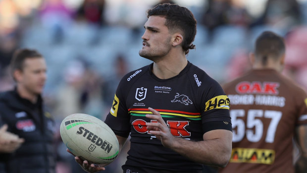 Nathan Cleary was brilliant in Penrith’s win over the Knights.