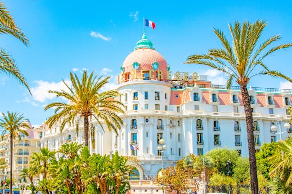 The iconic Negresco Hotel, Nice.