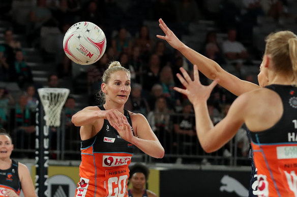 April Brandley of the Giants.