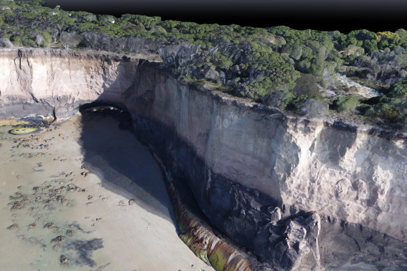 Demons Bluff near Anglesea has experienced recent cliff stability issues.