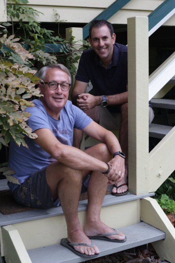 Chalmers with Wayne Swan, his
boss for nearly seven years.