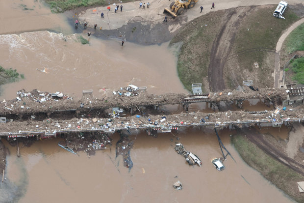 Grantham was hit hard in the 2011 Queensland floods.